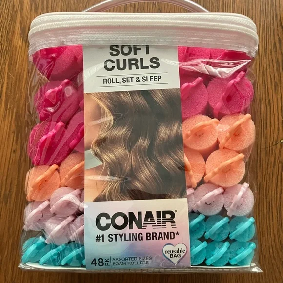 Conair Soft Curls Foam Rollers 48 Ct NWT - Picture 1 of 6